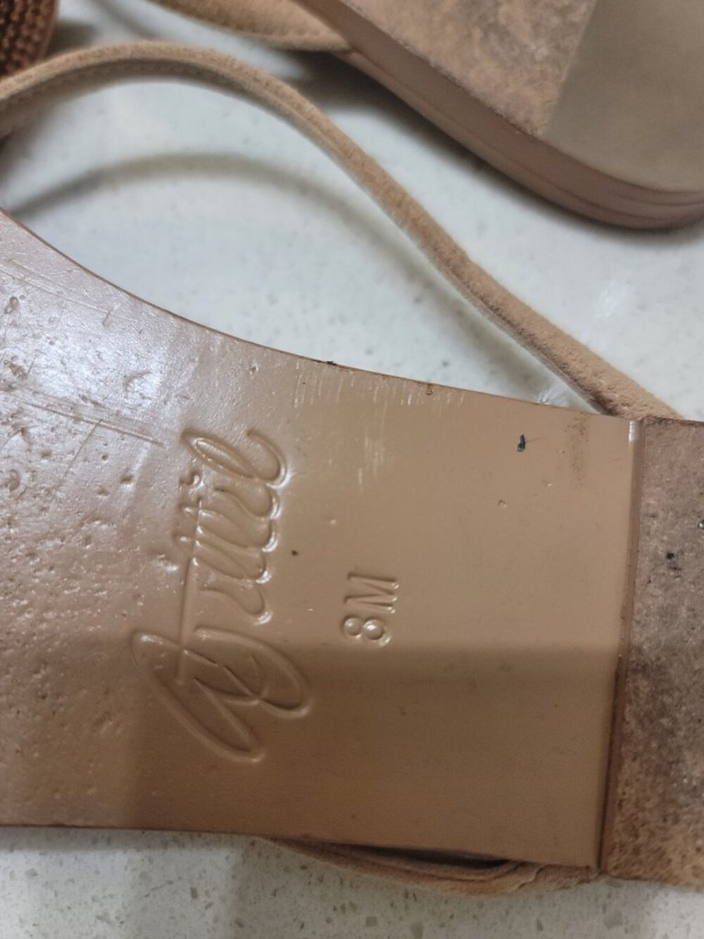 Aminah Abdul Jillil Soleil Brown Ballet Flats Size 8 M - Picture 5 of 5